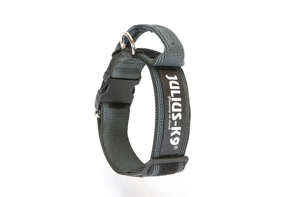 Julius-K9 Color & Gray® Collar with Handle, Safety Lock and Interchangeable Patch - Julius-K9 LLC