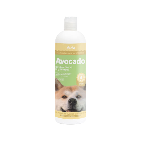 OVZLA Avocado Dog Shampoo – Gentle Care for Sensitive Skin