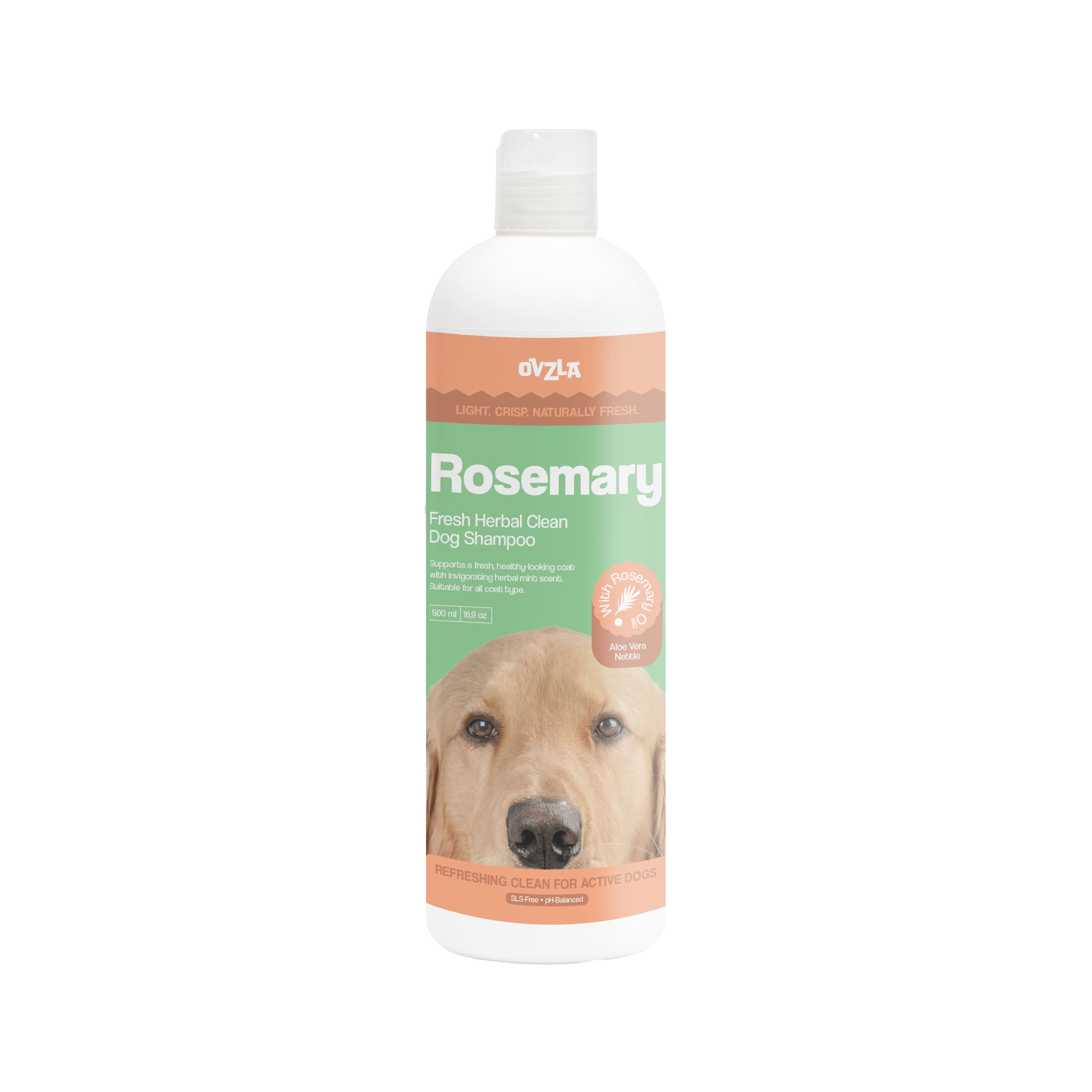 OVZLA Dog Shampoo – Avocado, Rosemary & Almond Formulas