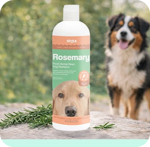 OVZLA Dog Shampoo – Avocado, Rosemary & Almond Formulas