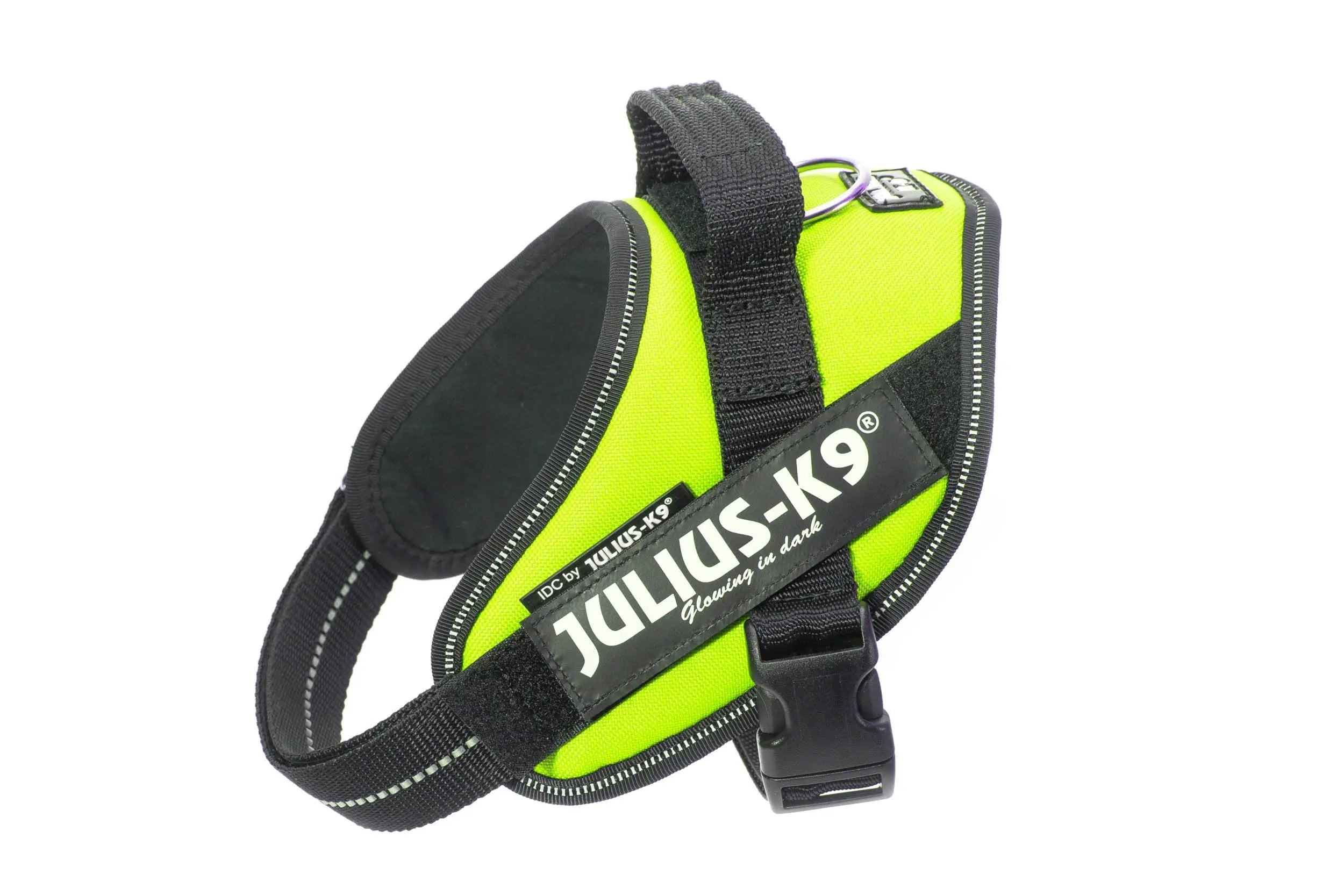 JULIUS-K9 IDC Powerair Dog Harness, Neon, Size 2: 28 to 37.5-in
